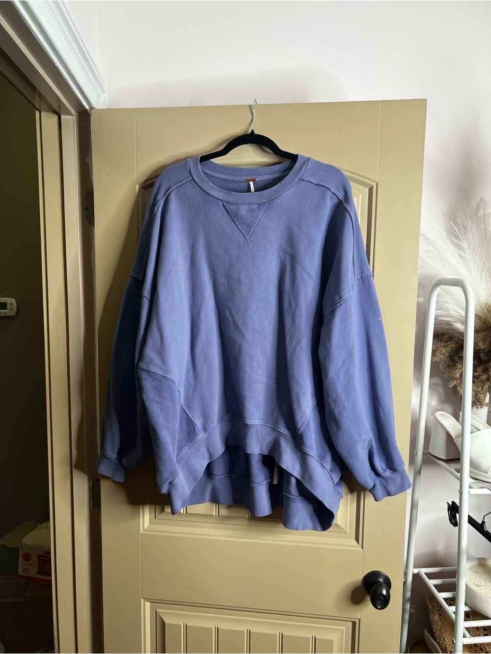 Free People crewneck Sweatshirt - Lavender Blue